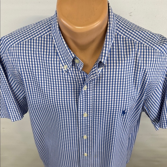Ralph Lauren short sleeve button down collar shirt. L - Picture 3 of 7